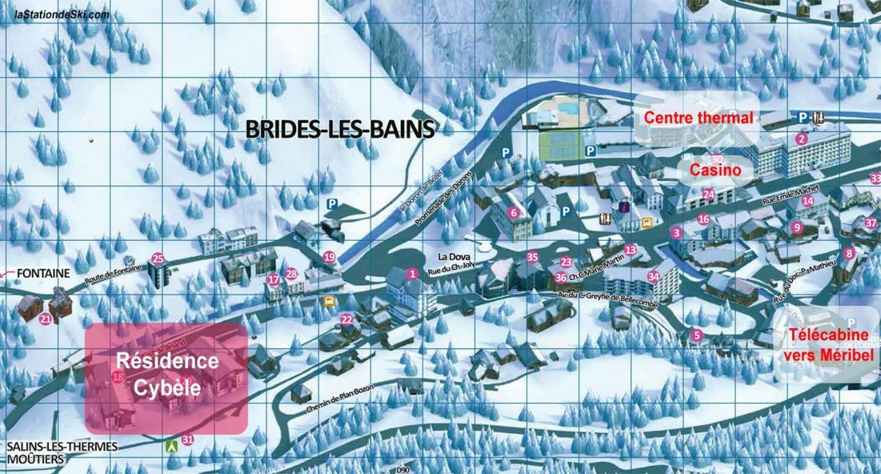 Residence Cybele "Grand Confort" 2 Brides-les-Bains Eksteriør bilde